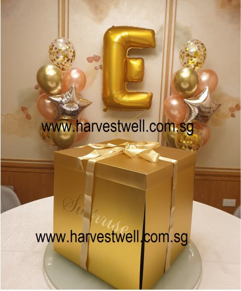 Personalised Rose Gold Megaloon Balloon Bundle Set